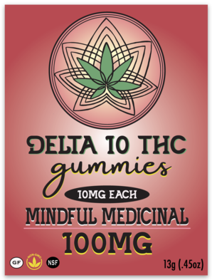 Delta 10 THC Gummies (10mg) | Orange - Mindful Medicinal Sarasota CBD