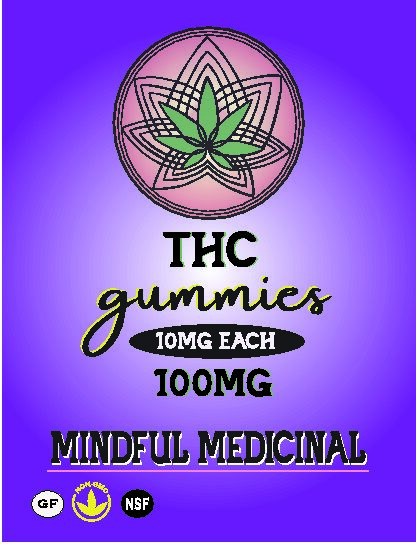10mg THC Gummies | Blue Raspberry - Mindful Medicinal Sarasota CBD