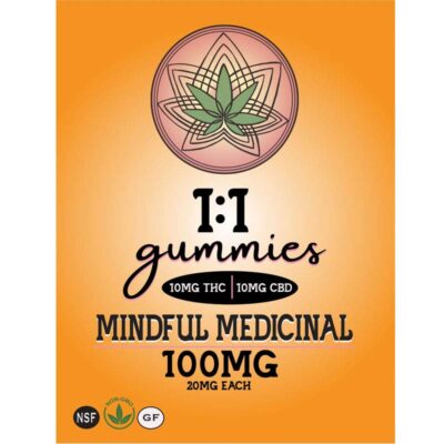 1:1 CBD/THC 20mg Gummies - Mindful Medicinal Sarasota CBD