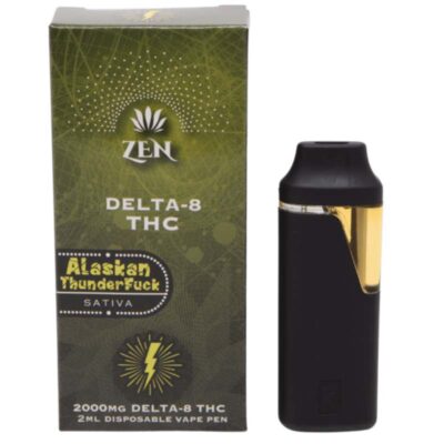 Levit8 - Zen 2ml Delta 8 Disposable - Alaskan ThunderFuck - Mindful Medicinal Sarasota CBD