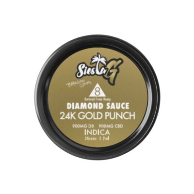 Delta 8 Diamond Sauce 24k Gold Indica Nectar - Mindful Medicinal Sarasota CBD